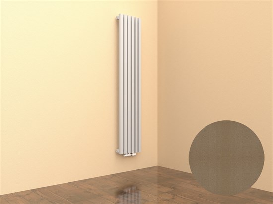 Вертикальный настенный радиатор КЗТО Quadrum 40 V 300мм L/R (водяной) - фото 23150